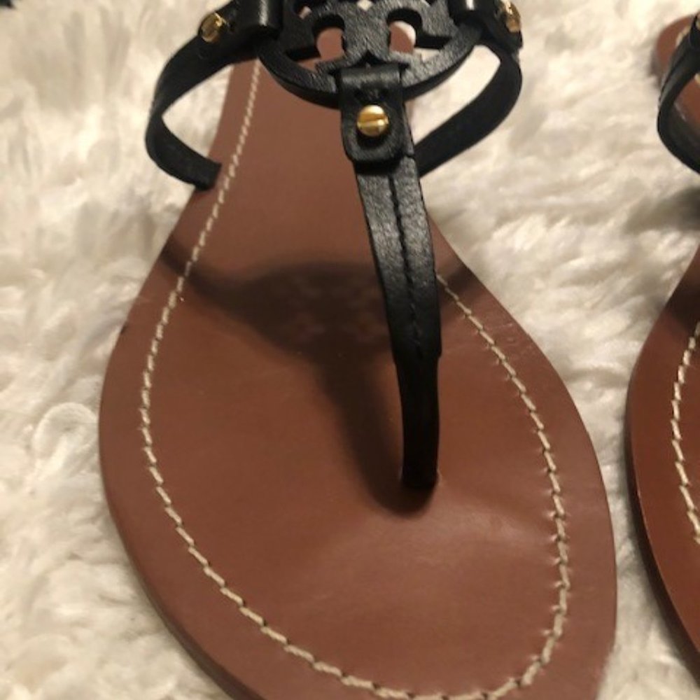 Tory Burch Gabriel Flat Thong Sandal 7.5 - Picture 3 of 9
